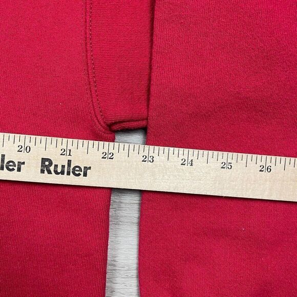 Vintage Sweatshirt Mens Extra Large Red A Merry Christmas 90s Crewneck Santa - Picture 6 of 8